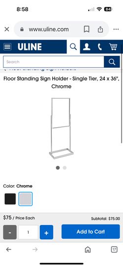 Metal Sign Holders