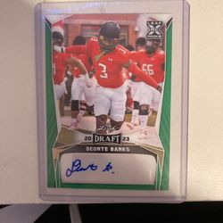 Deonte Banks Autograph Card