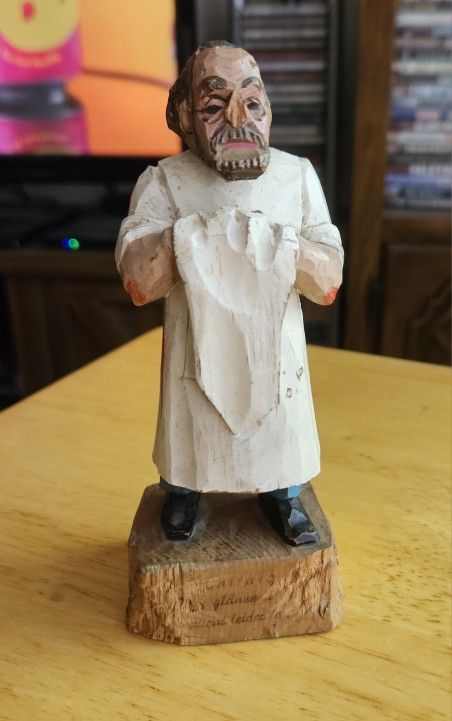 Hand Carved World War I Figurine