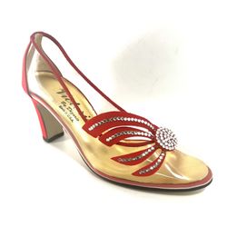 Dressy Red Clear Shoes Made In US New In Box 