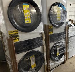 Electrolux Electric Stacked Laundry Center washer dryer