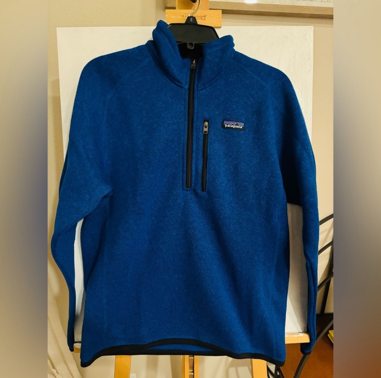 NWOT Patagonia Better Sweater 1/4 Zip Jacket in Blue for Men sz S