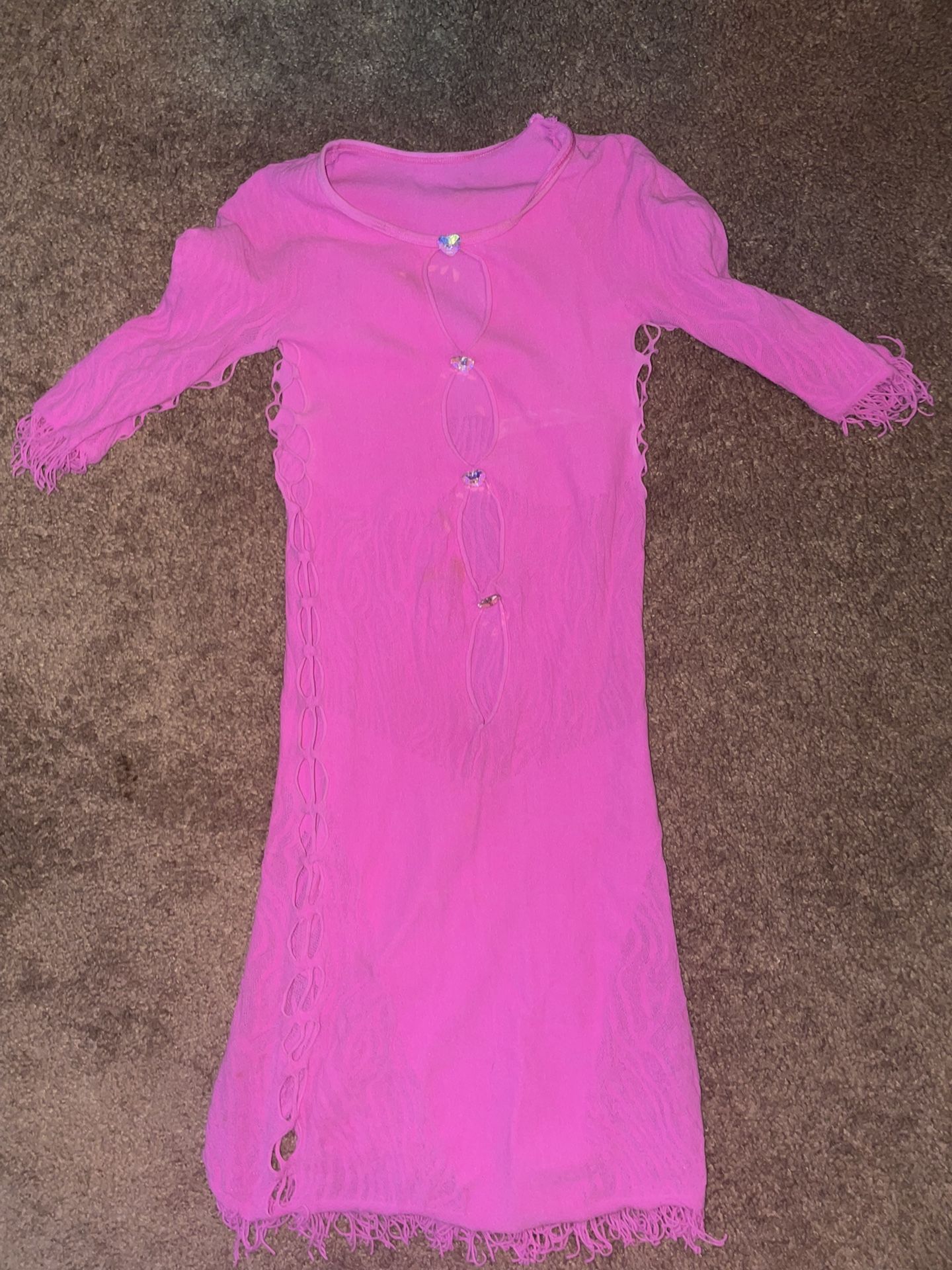 Pink poster girl dress 
