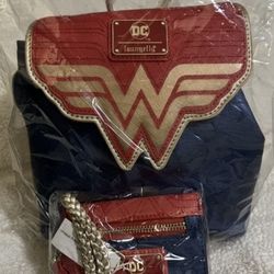 Loungefly Wonder Woman Mini Backpack Set 