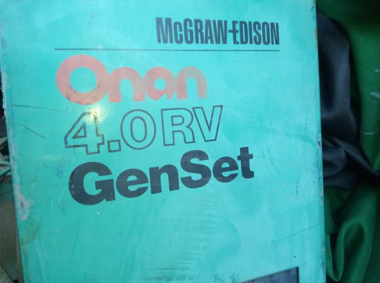 Onan 4.0 RV GenSet 4 BFA-1/16004C Gas Motorhome Generator 4000 Watt 120v Ph 1