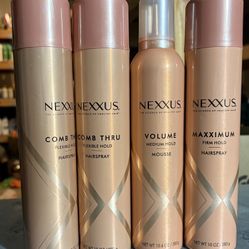 Nexus Hair Spray 3 And Only One Mousse $9 each