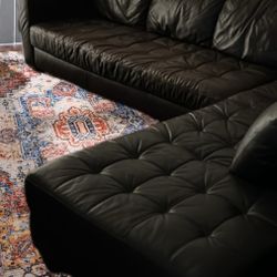 Italian Leather Sectional