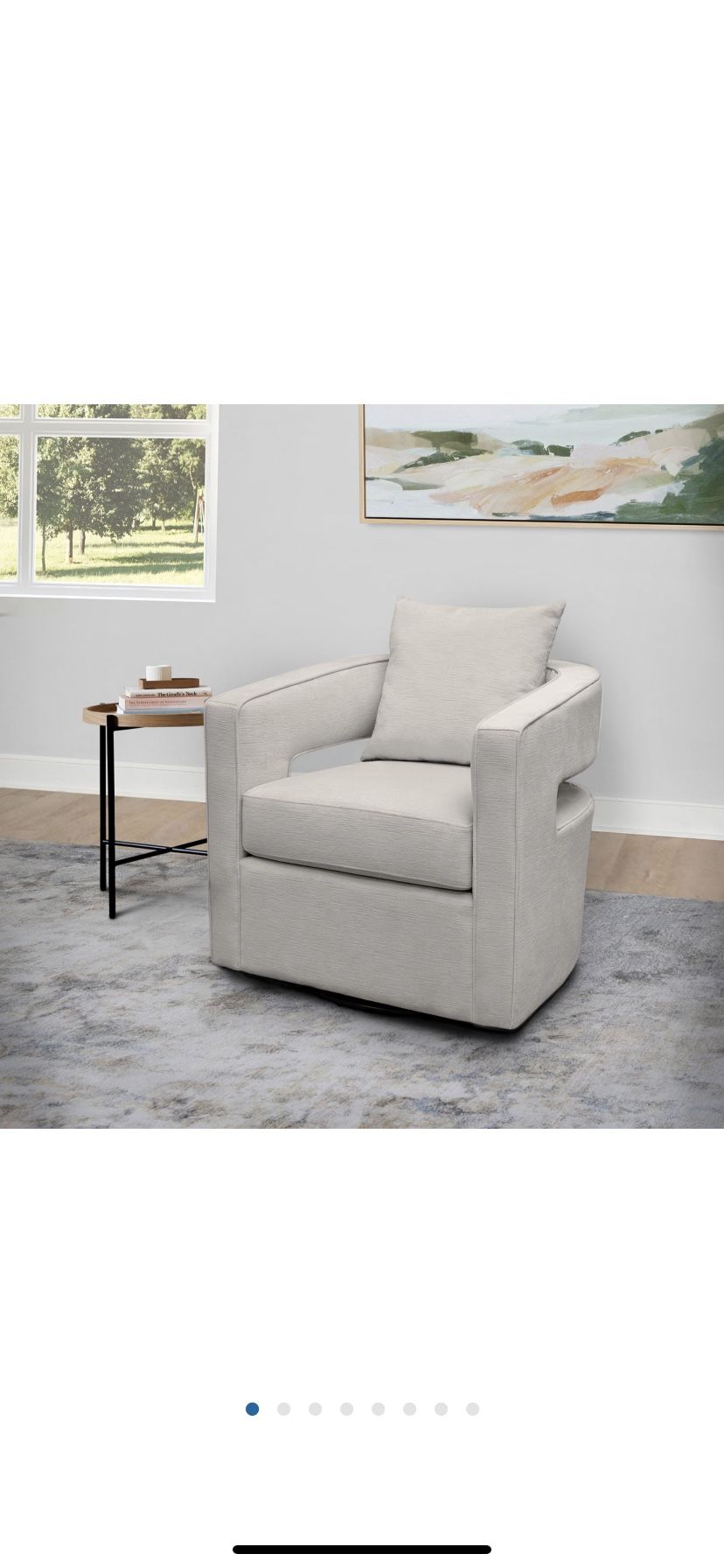 Fabric Swivel Chair Abbyson Living