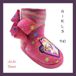 NWT Girls Nickelodeon JoJo Siwa Now Bootie Sz:9-10