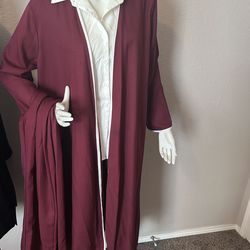 New 3 pcs outfit/abaya size M