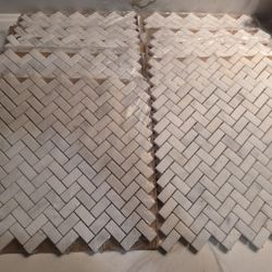 Carrera  MARBLE backsplash Tile Sheets