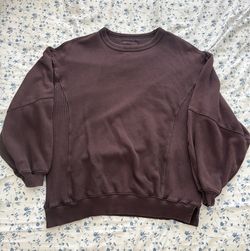 Aerie Brown Oversized sweatshirt