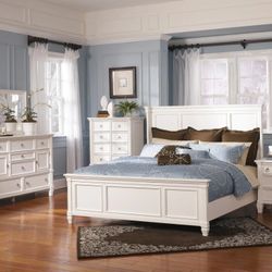 Prentice White Panel Bedroom Set

