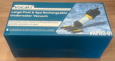 NEW Vivaldi Rechargeable Cordless Pool & Spa Vacuum - 70 minute run time