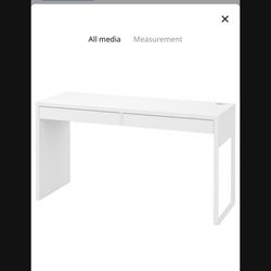 White ikea Micke Desk ( Reg. $90)