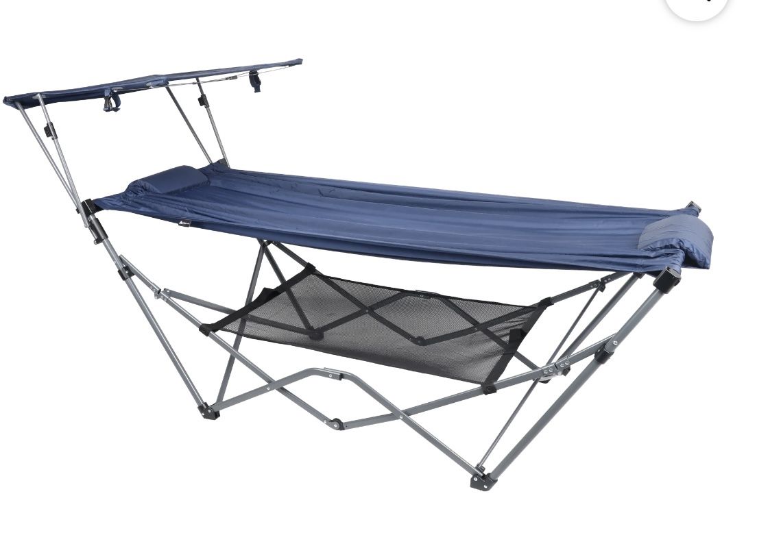 Hammock With Canopy Includes Carry Bag
