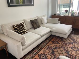 West Elm Harmony Modular with chaise “112” wide