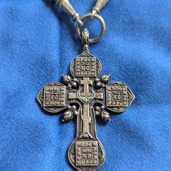 Vintage Orthodox cross pendant