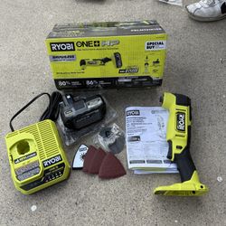 RYOBI ONE+ HP 18V Brushless Cordless Multi-Tool Kit with 4.0 Ah HIGH PERFORMANCE EDGE Battery and Charger