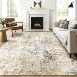 (962)

7x9 Area Rug Living Room: Machine Washable Large Abstract Modern Soft Rugs Stain Resistant Indoor Floor Non Slip Accent Carpet for Bedroom Nurs