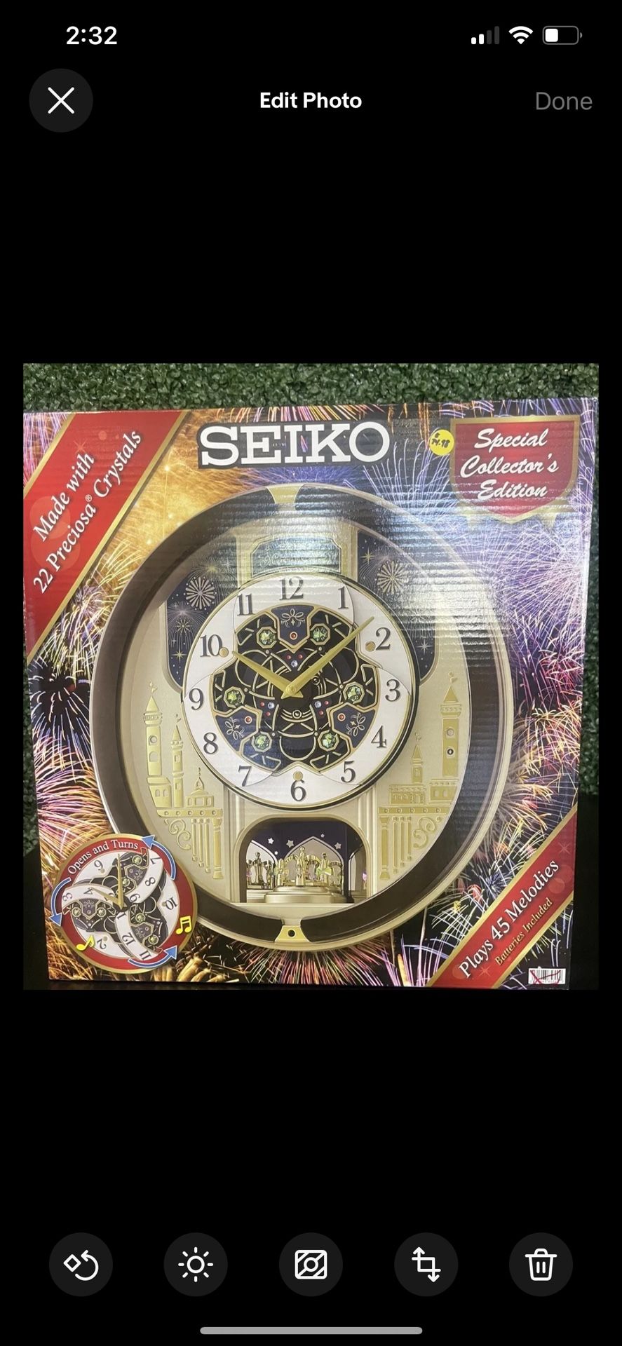 Seiko Limited Edition Melodies In Motion 2023 Wall Clock
