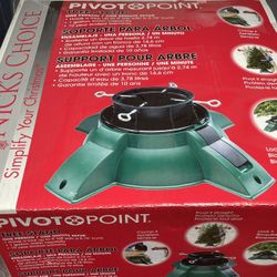 Pivot Point Christmas Tree Stand New