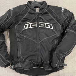 Size S (small) ICON CONTRA motorcycle jacket