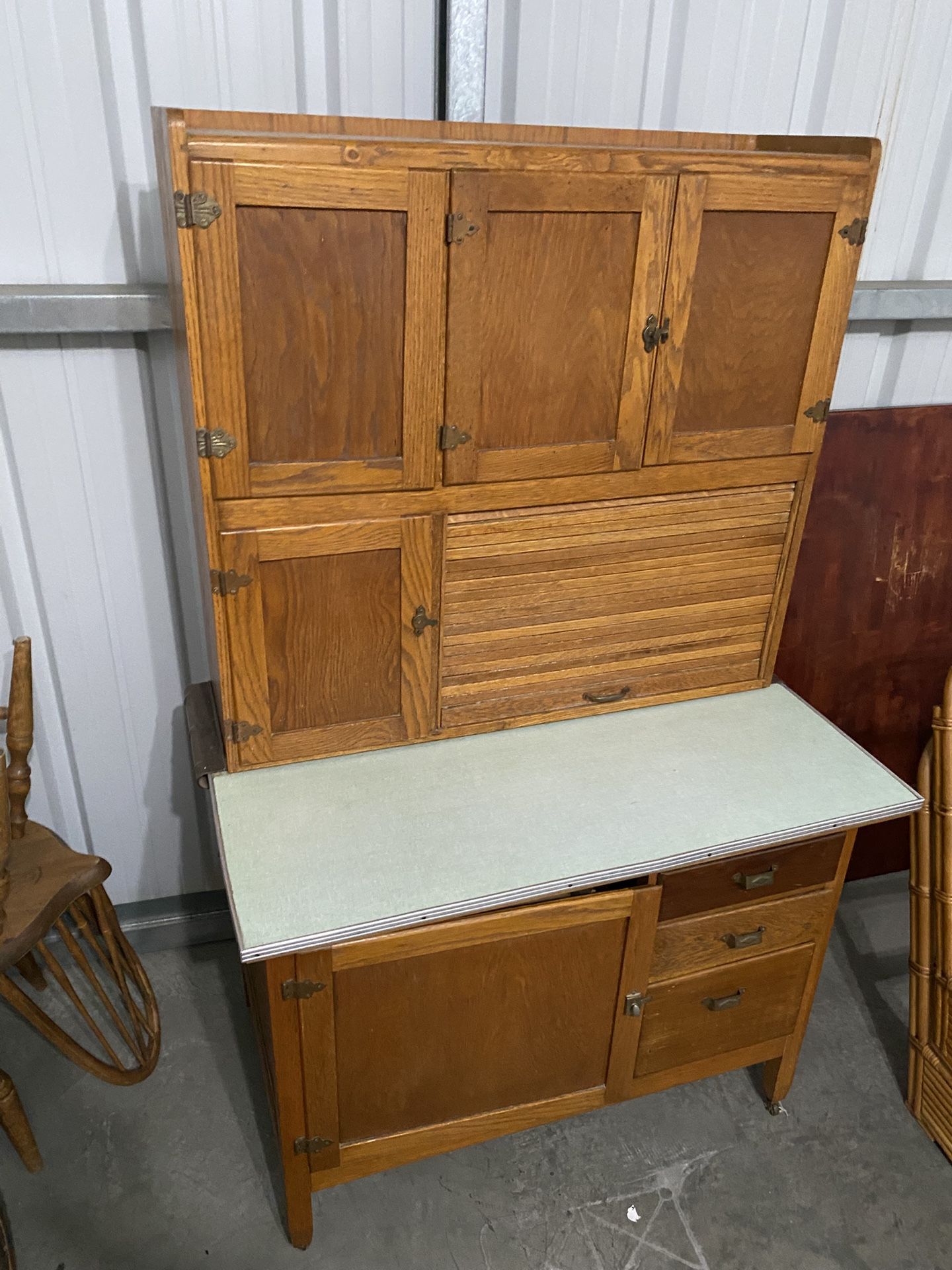 Antique Hoosier Cabinet $400