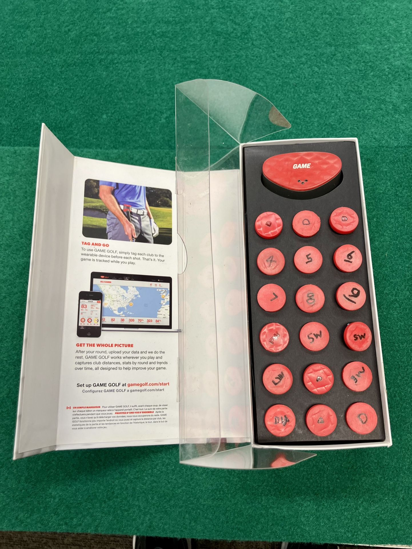 PGA Golf Game GPS Digital Tracking System