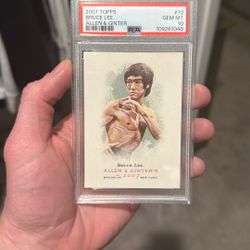 PSA 10 Gem Mint — 2007 Topps Allen & Ginter #72 Bruce Lee (Slabbed)