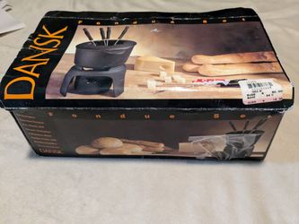 CAST IRON DANSK FONDUE SET