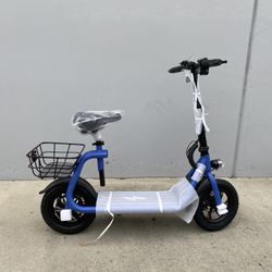 New Electric Scooter 450w Top Speed 15.5mph 12” Tire Max Load 265 Lbs