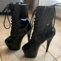 6” Exotic Platform Ankle Boots