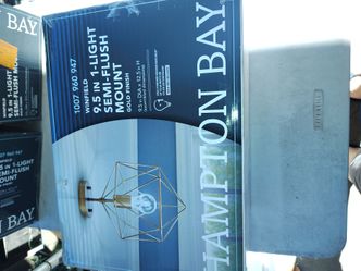 Hampton Bay Flush Light Fixtures