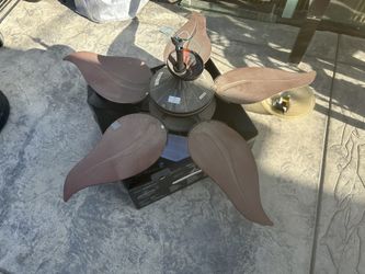 5 Blade Ceiling Fan - Leaf Pattern