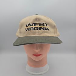 Vintage Annco West Virginia Mountaineers Snapback Hat (Broken Snapback)