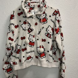 Authentic Hello Kitty Hooded Fleece