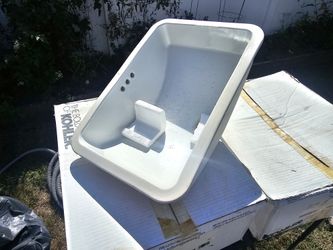 KOHLER 2214-0 Ladena Rectangular Undermount Bathroom Sink With Curved Bottom