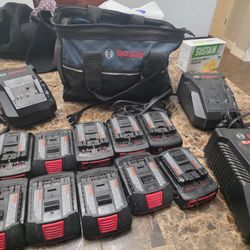 BOSCH Batteries And Charger