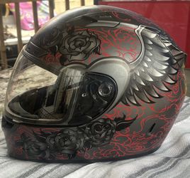 a Bell Vortex Archangel motorcycle helmet