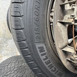 215/60/16 Michelin Tires And Steel Wheels 