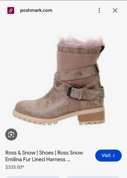 Sizes 7.5, 8.5, 9  OBO Ross & Snow Emilina Fur Lined Harness Boot