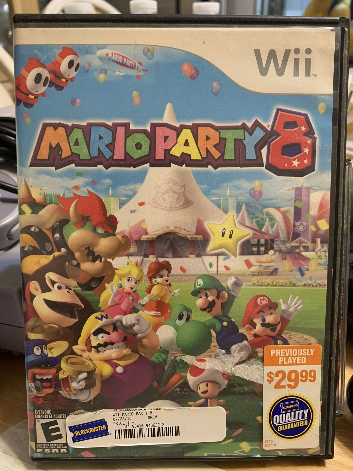 Mario Party 8 Wii Game Slightly Scratched