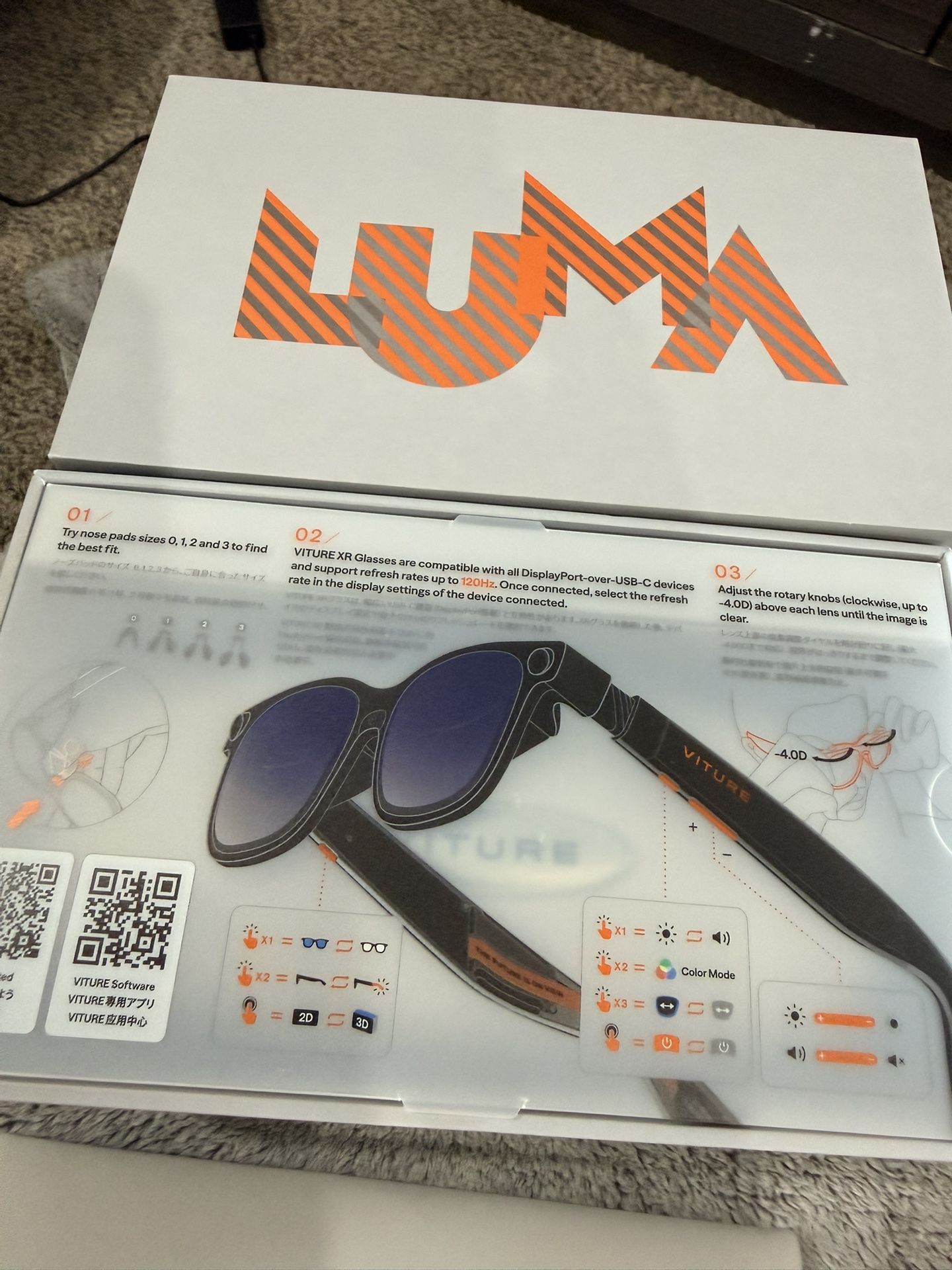 Combo De Alta Gama VITURE: Gafas Viture Luma Ultra Y Neckbang Pro