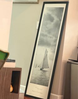 Framed signed  Sailing Print – Allair à la Nioulargue