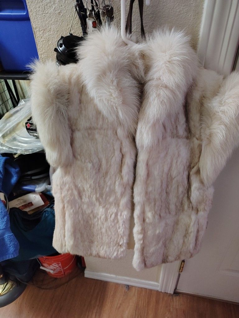 Real Rabbits Fur Vest