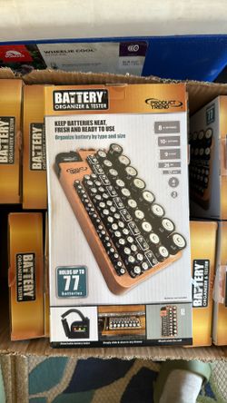 Battery Organizer And Tester