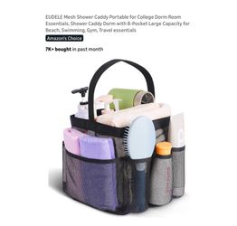 Brand new Mesh Shower Caddy Portable for College Dorm Room Essentials