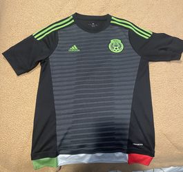 Mens Mexico 2018 World Cup Sz M Adidas Soccer Jersey Black