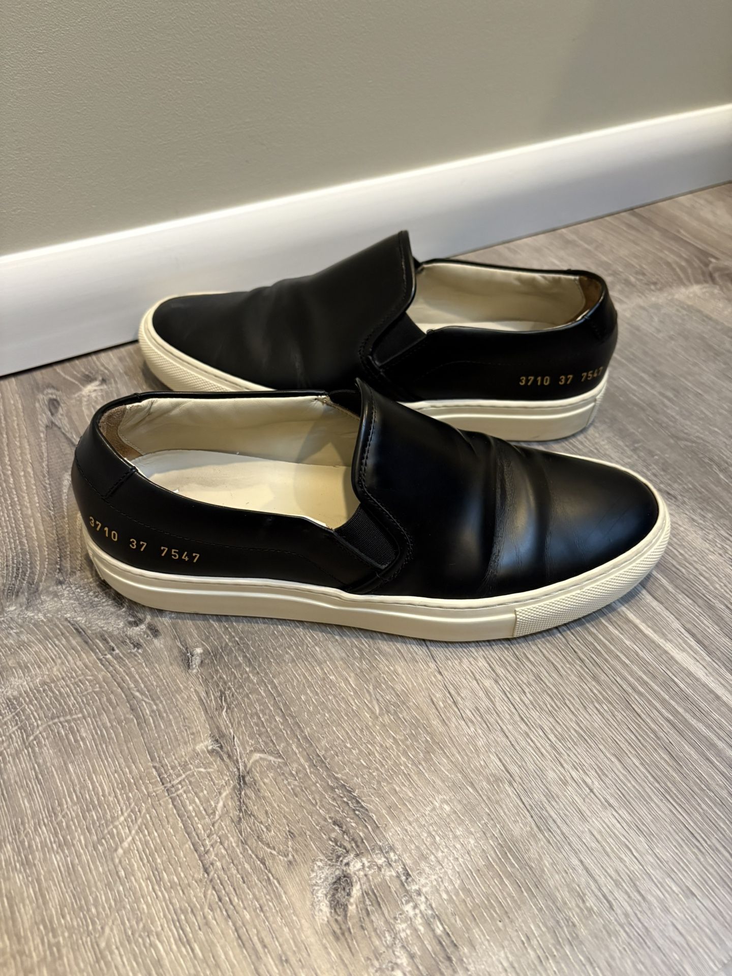 Common Projects Achilles Leather Slip Ons SZ 37